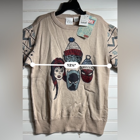 Disney 100 Marvel Superheroes Kids Unisex Boys Ugly Sweater - Picture 6 of 14